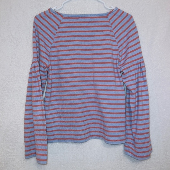 Madewell K4434 Shirred Sleeve Sailor Top size XS - Picture 9 of 9